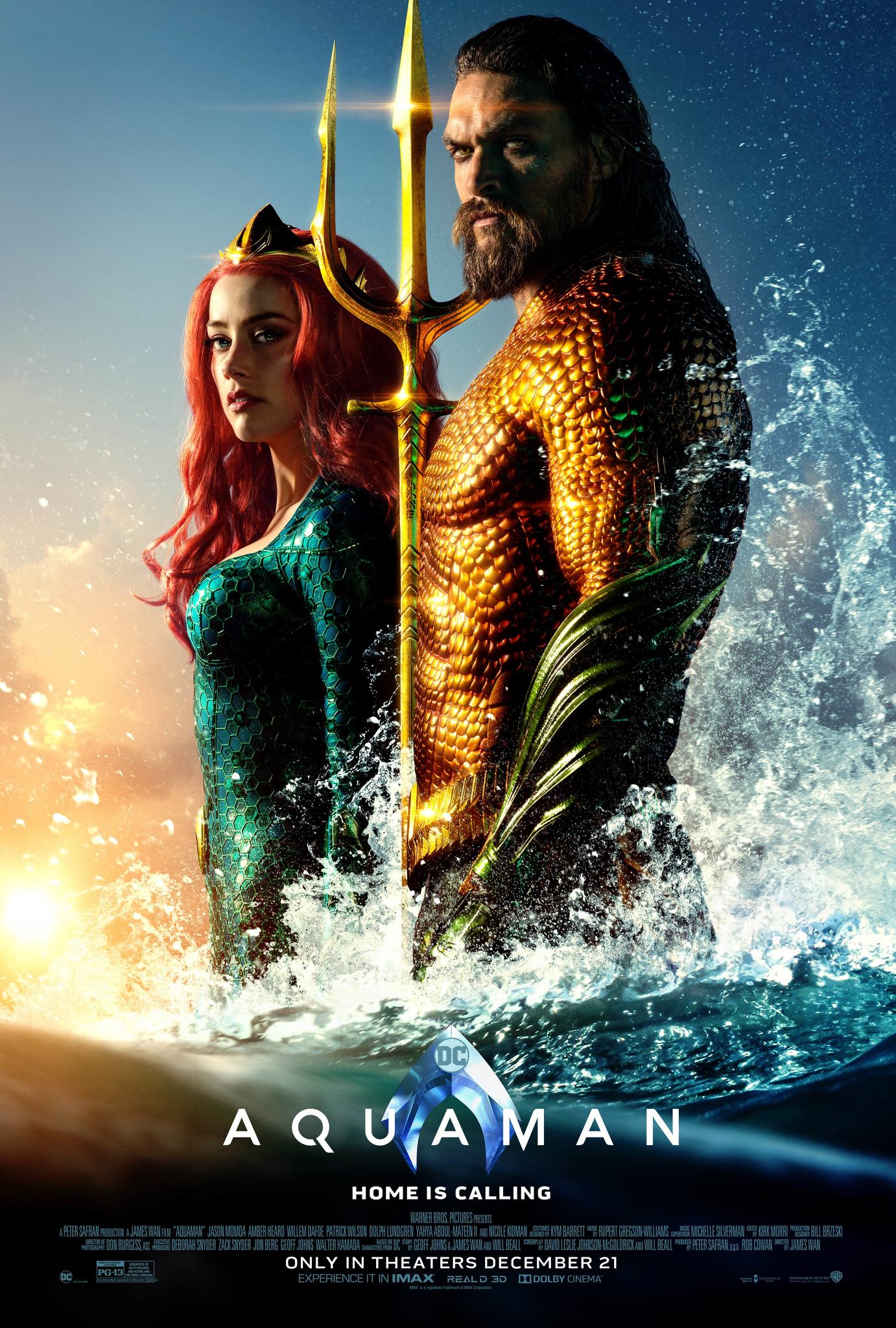Aquaman 2018 Hindi Dual Audio 720p BluRay 1.3GB ESub Download