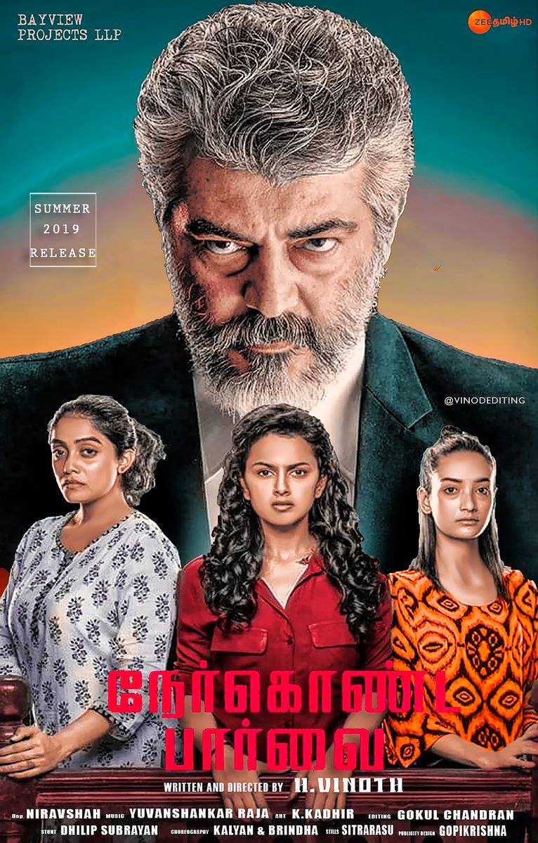 Nerkonda Paarvai 2019 Hindi Dual Audio UNCUT 1080p HDRip 3.1GB ESub Download