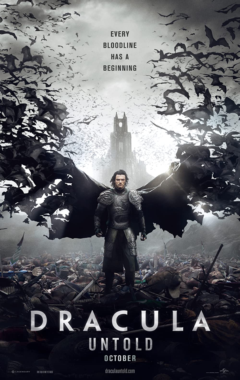 Dracula Untold 2014 Hindi Dual Audio 720p BluRay 800MB ESub Download