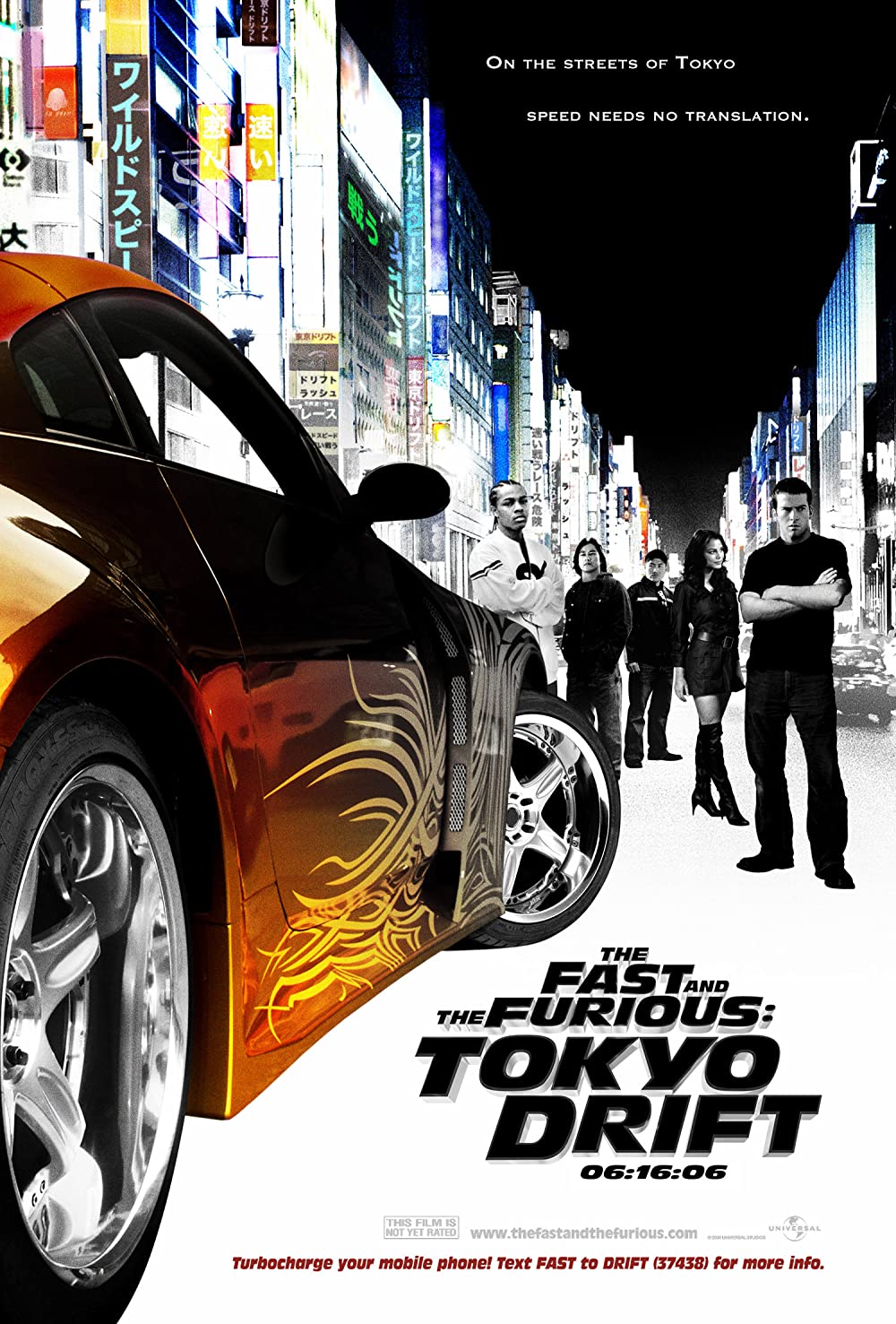 The Fast and the Furious Tokyo Drift 2006 Hindi ORG Dual Audio 350MB BluRay 480p ESub Download