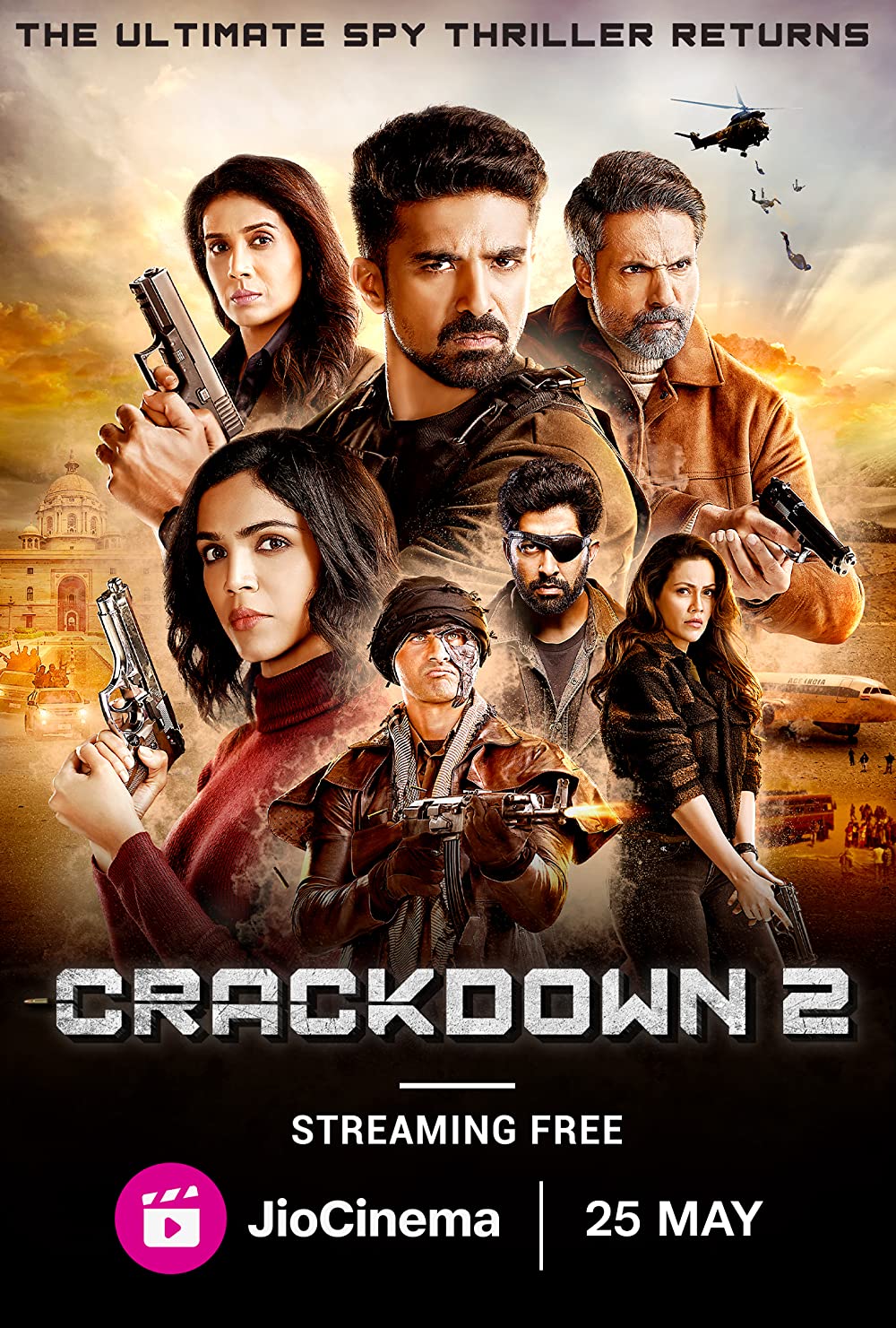 Crackdown 2023 Hindi S02 Ep01 Ep 02 Web Series 720p Jio HDRip 500MB Download