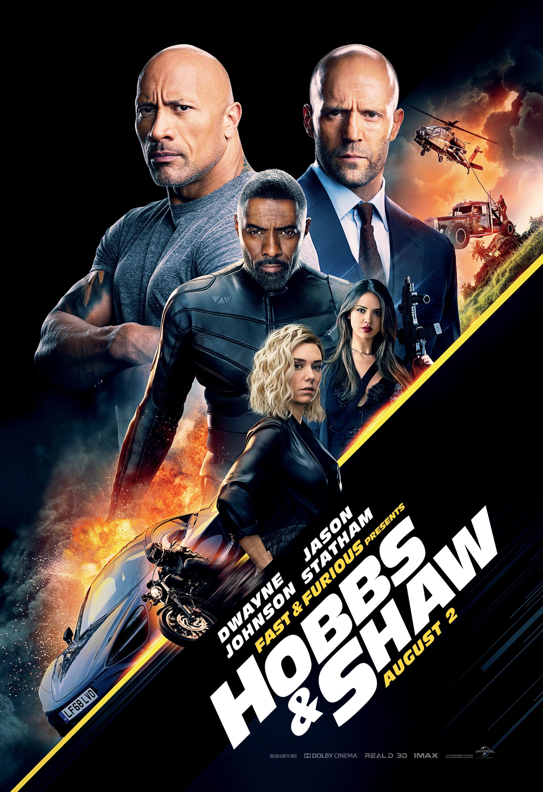 Fast & Furious Hobbs & Shaw 2019 Hindi ORG Dual Audio 720p BluRay 1.4GB ESub Download