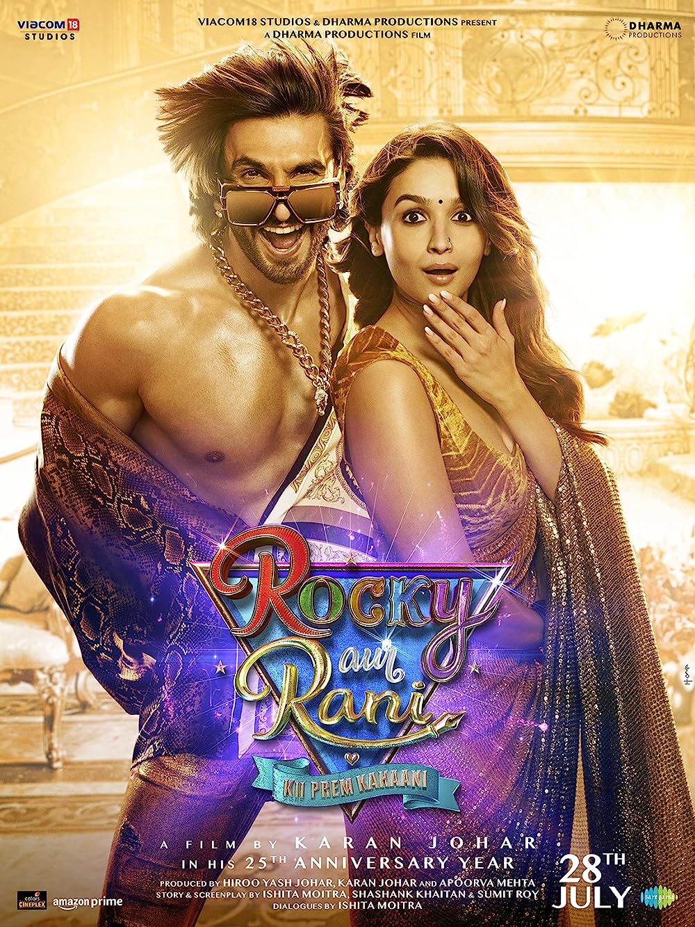 Rocky Aur Rani Kii Prem Kahaani 2023 Hindi Movie 550MB Pre-DVDRip 480p Download