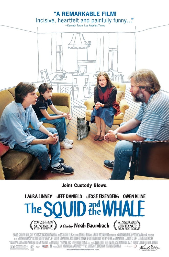The Squid and the Whale (2005) Dual Audio Hindi ORG 1080p BluRay 1.4GB ESubs