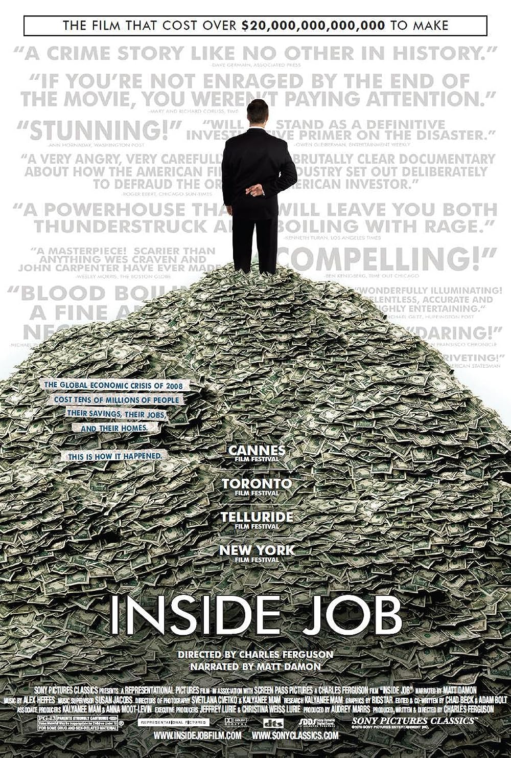 Inside Job 2010 Hindi ORG Dual Audio 720p BluRay ESub 1.1GB Download