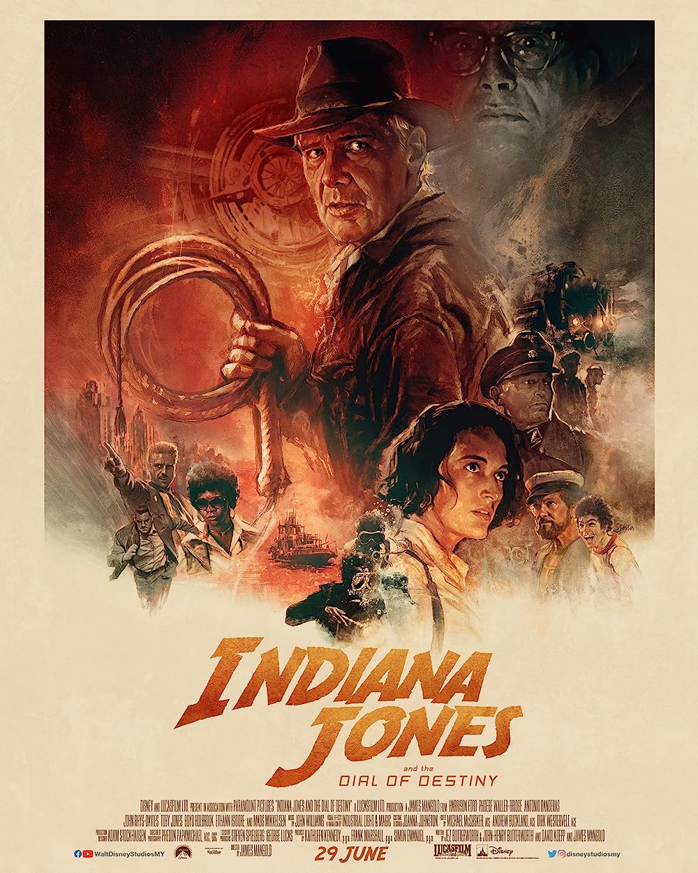 Indiana Jones and the Dial of Destiny 2023 Hindi Dubbed ORG 720p Pre-DVDRip 1.2GB