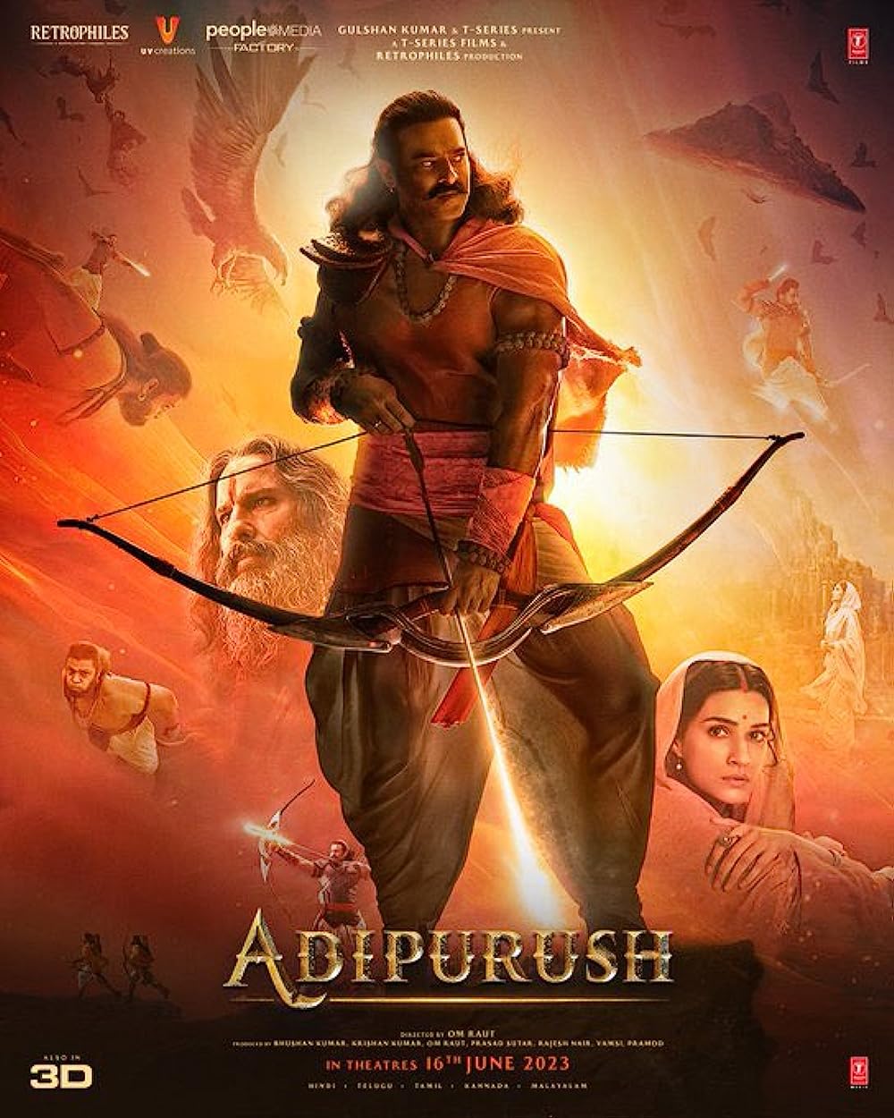 Adipurush 2023 Hindi Dubbed (Clean) 650MB HDRip 480p ESub
