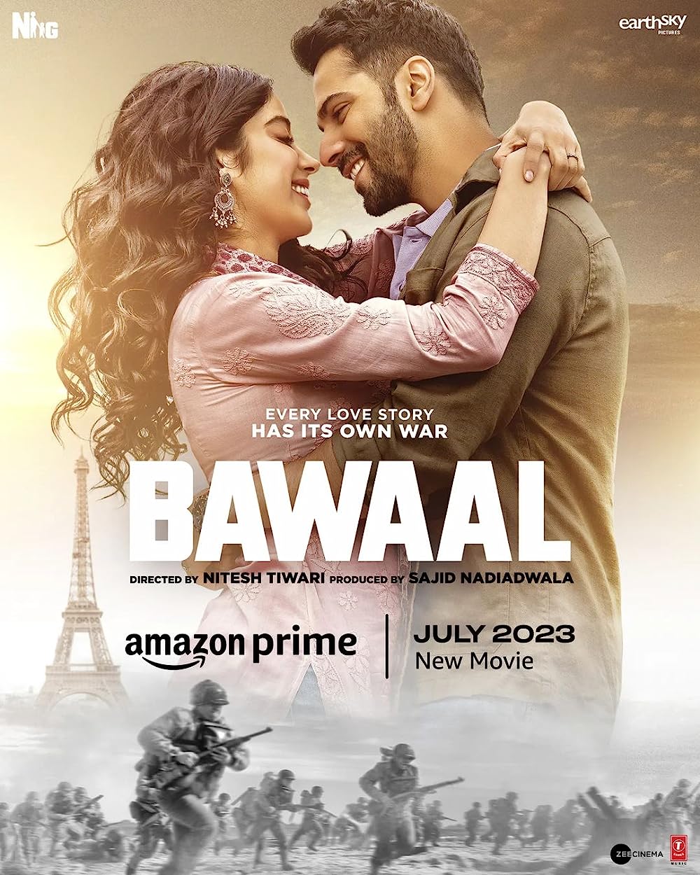 Bawaal 2023 Hindi Movie 720p AMZN HDRip ESub 1.3GB Download