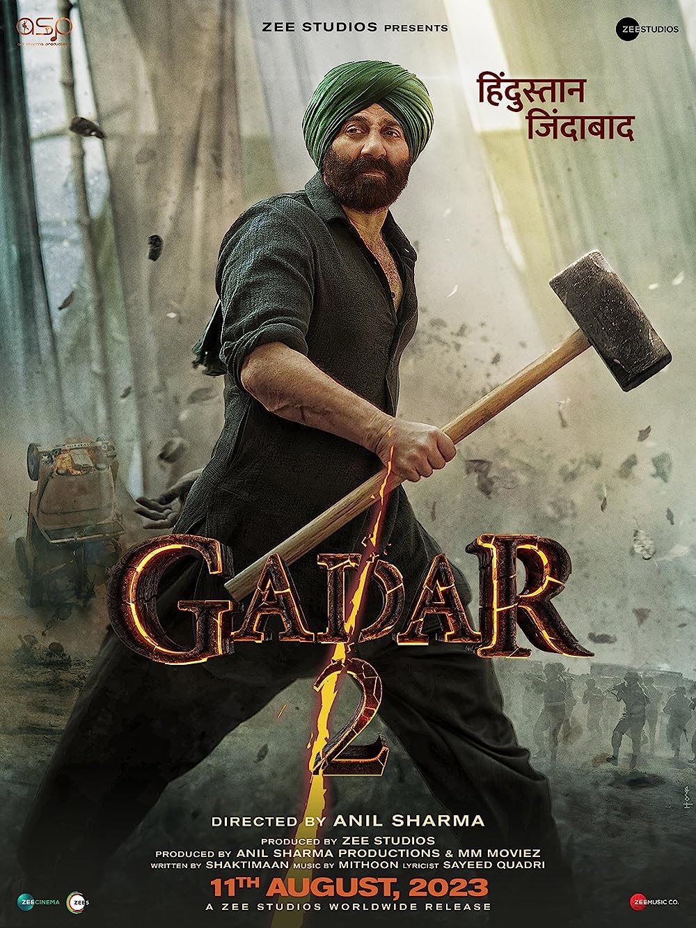 Gadar 2 (2023) Hindi Movie 1080p 720p 480p DVDScr AAC x264 Download
