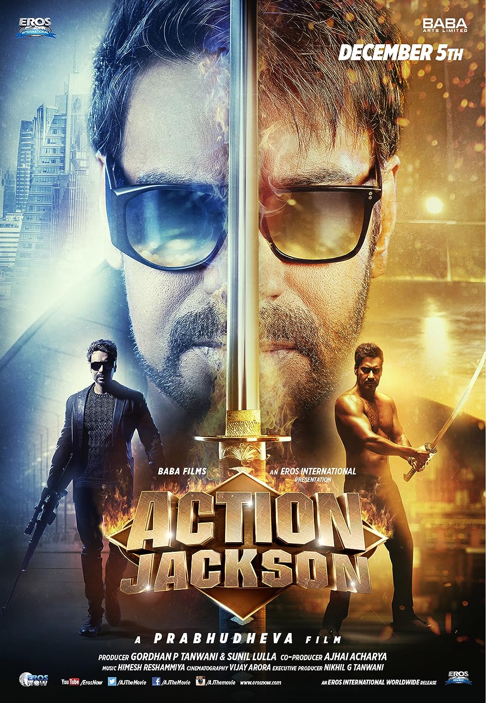 Action Jackson 2014 Hindi Movie 720p HDRip 1.3GB Download