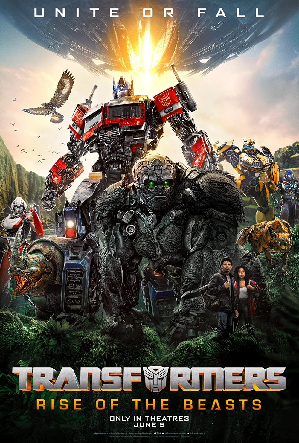 Transformers Rise of the Beasts 2023 English Movie 720p HDRip 1.1GB ESub