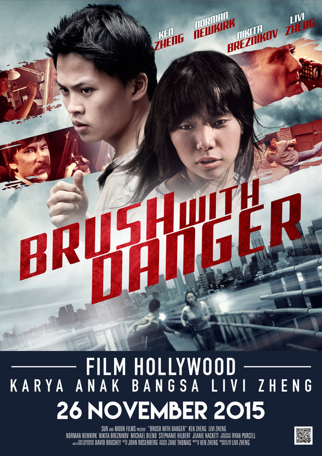 Brush with Danger (2015) Dual Audio Hindi ORG 300MB HDRip ESub 480p Download