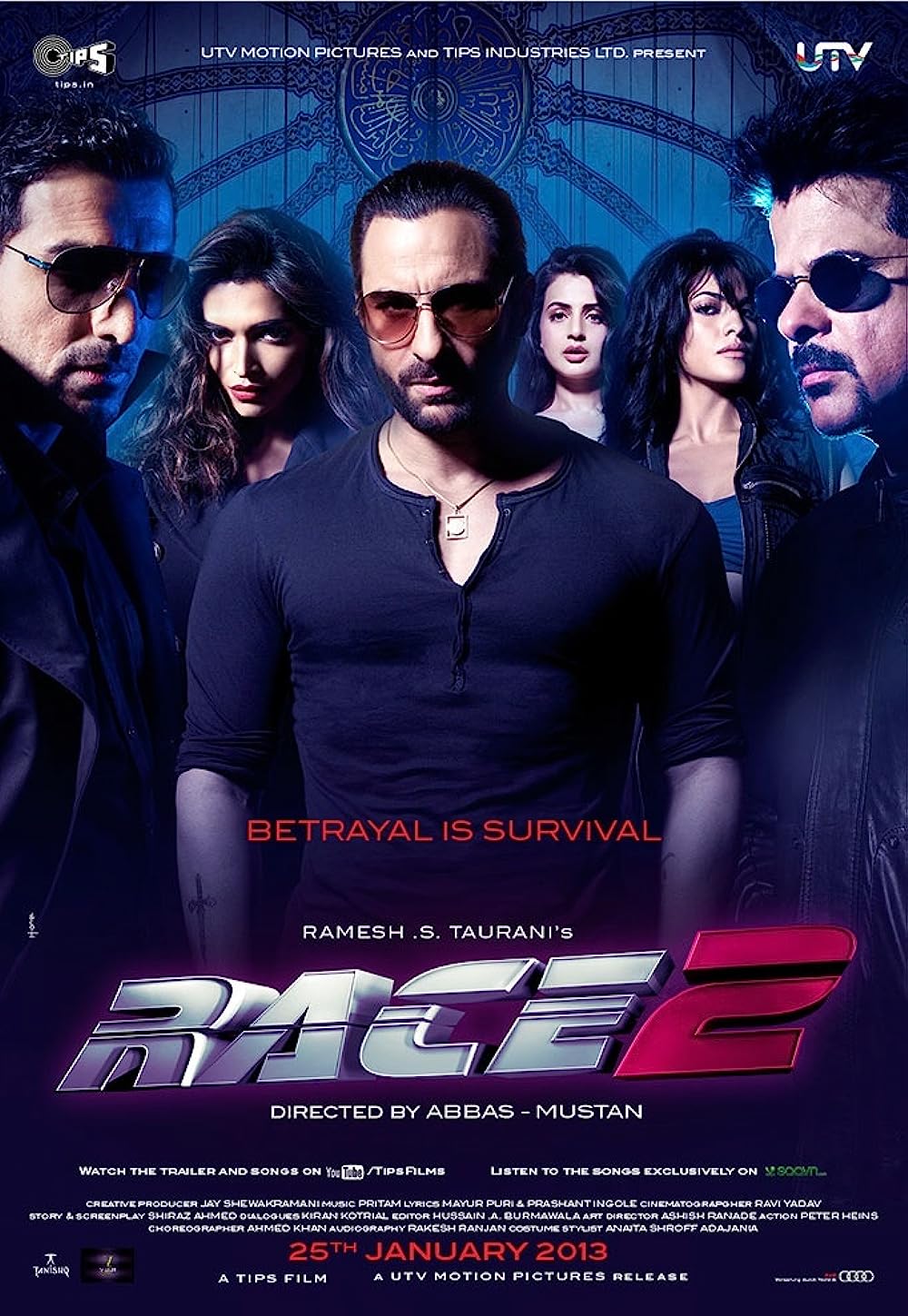 Race 2 2013 Hindi Movie 600MB BluRay 480p Download