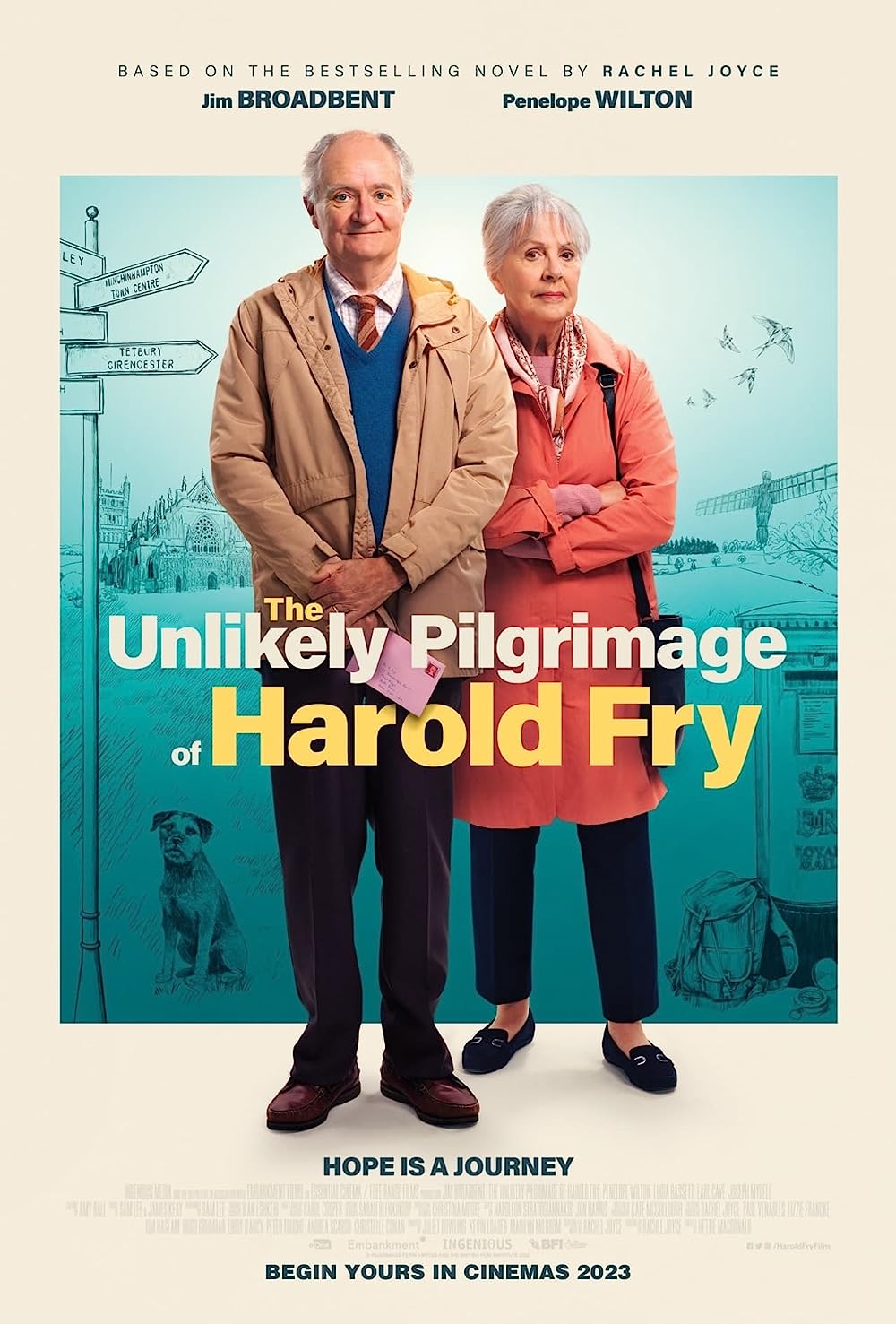 The Unlikely Pilgrimage of Harold Fry 2023 English 350MB HDRip ESub 480p Download