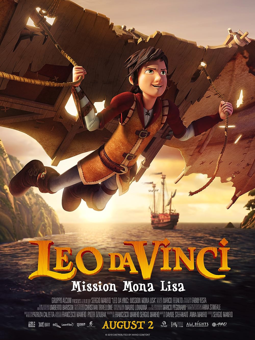 Leo Da Vinci Mission Mona Lisa 2018 Hindi ORG Dual Audio 1080p BluRay ESub 1.7GB Download