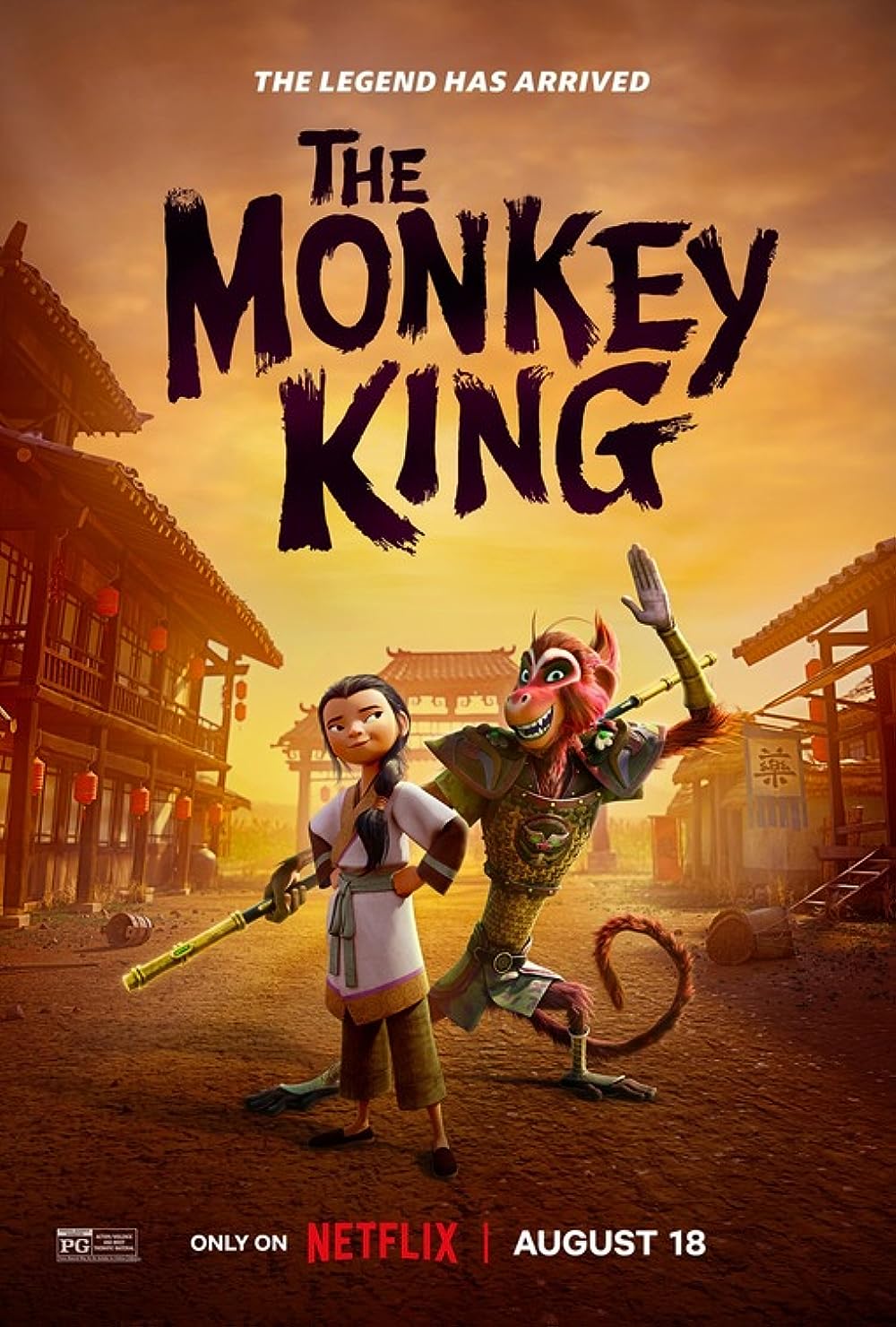 The Monkey King (2023) Dual Audio Hindi ORG 720p NF WEB-DL 950MB ESubs Download