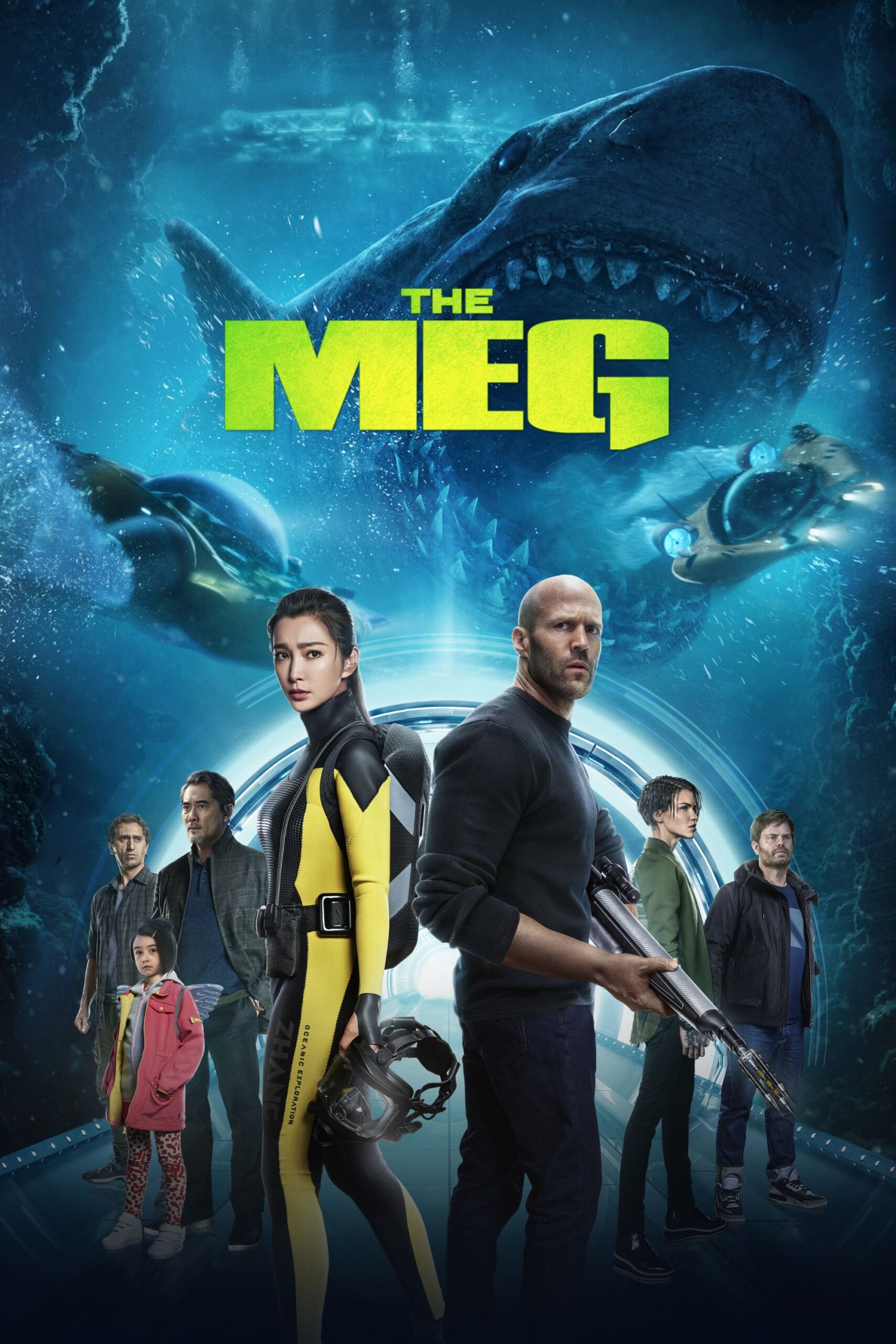 The Meg 2018 Hindi ORG Dual Audio 720p BluRay ESub 1.1GB Download