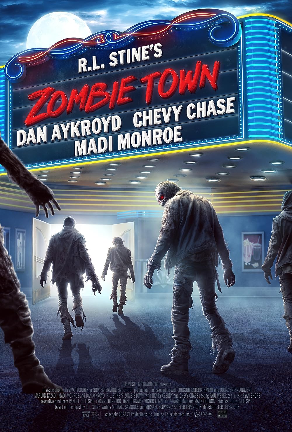 Zombie Town (2023) Hindi (HQ-Dub) CAMRip Full Movie Download 1080p 720p 480p