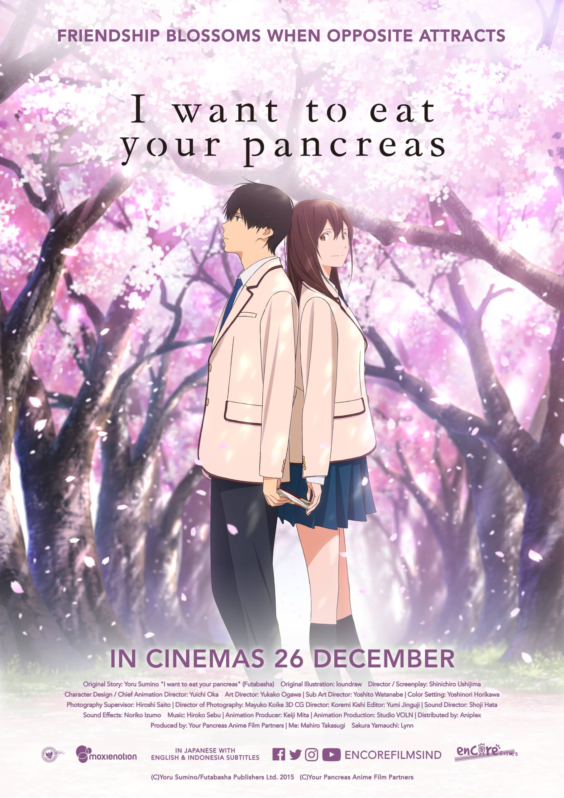 I Want to Eat Your Pancreas 2018 BluRay Hindi Multi Audio ORG Full Movie Download 1080p 720p 480p ESubs