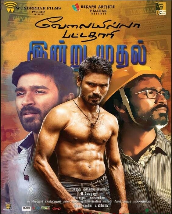 Velaiyilla Pattathari (VIP) 2014 WEB-DL Hindi ORG Dual Audio UNCUT Full Movie Download 1080p 720p 480p ESubs