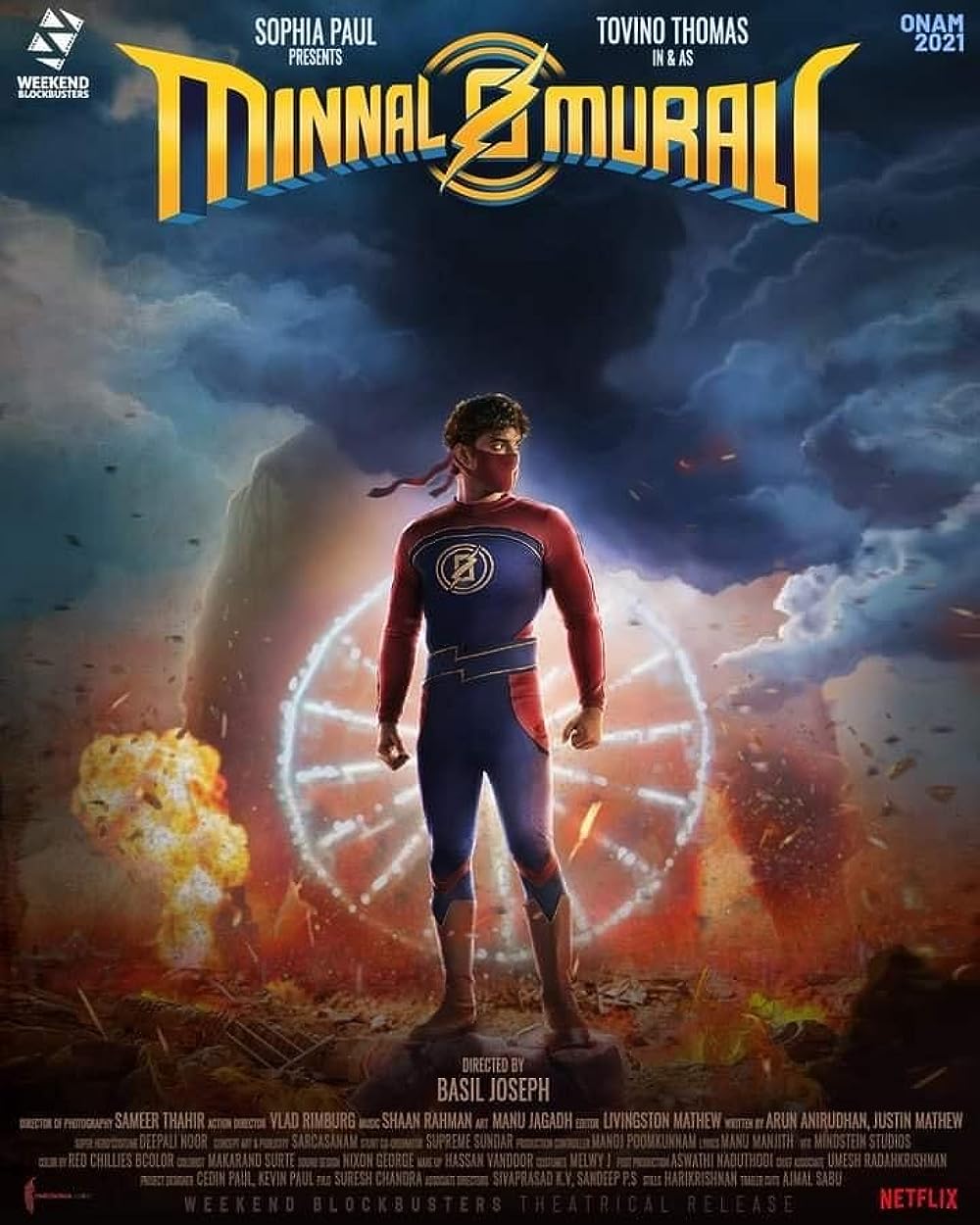 Minnal Murali 2021 HDRip Hindi ORG Dual Audio Movie Download 1080p 720p 480p ESubs