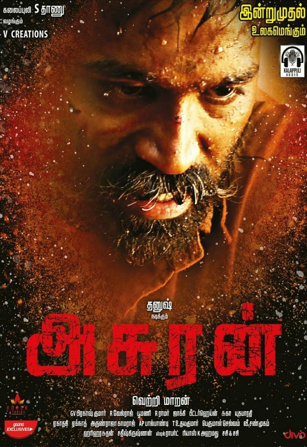 Asuran 2019 WEB-DL Hindi ORG Dual Audio Full Movie Download 1080p 720p 480p ESubs