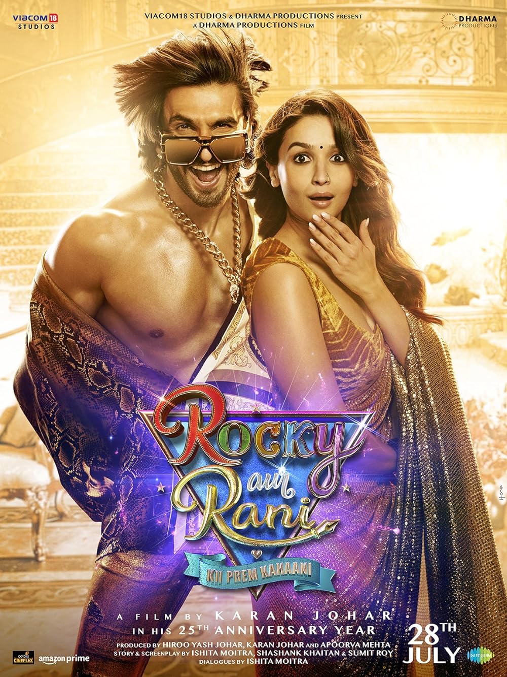 Rocky Aur Rani Kii Prem Kahaani 2023 Hindi Movie 720p PreDVDRip 900MB Download