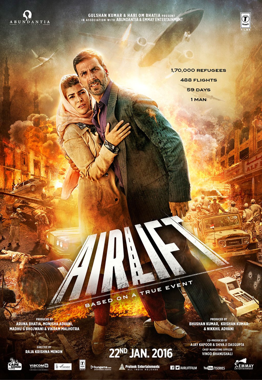 Airlift 2016 Hindi Movie 1080p BluRay 2.3GB Download