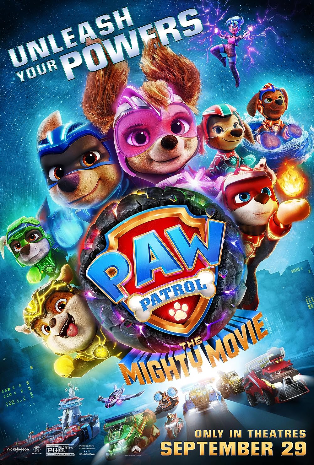 Paw Patrol The Mighty Movie 2023 Hindi Dubbed (Clean) 1080p Pre-DVD 2.2GB Download