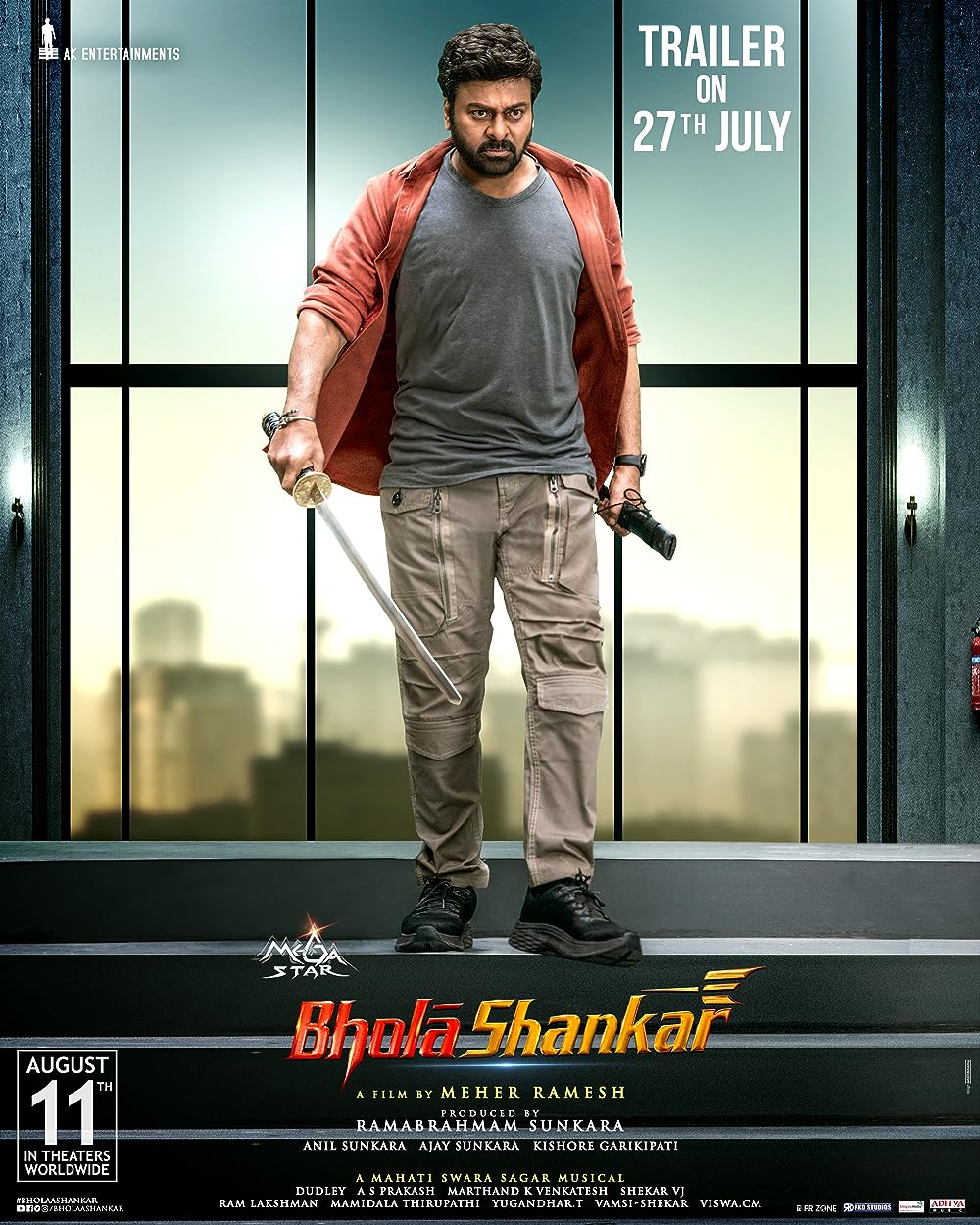 Bhola Shankar 2023 NF WEB-DL Hindi Dubbed ORG Full Movie Download 1080p 720p 480p