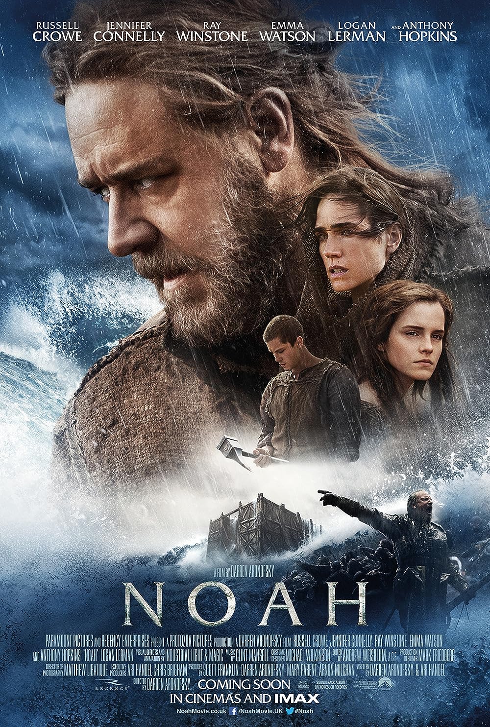 Noah 2014 Hindi ORG Dual Audio 720p BluRay ESub 1.3GB Download