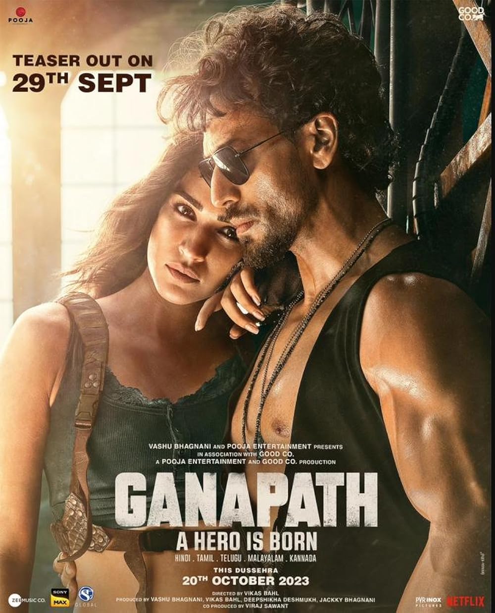 Ganapath 2023 Hindi Movie Official Teaser 1080p HDRip Download