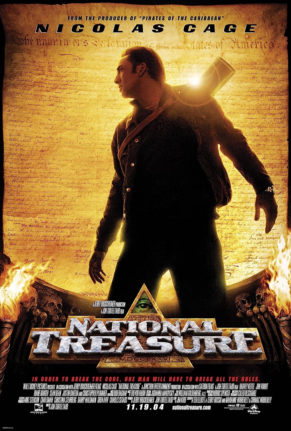 National Treasure 2004 Hindi ORG Dual Audio 1080p 720p 480p BluRay ESubs Download