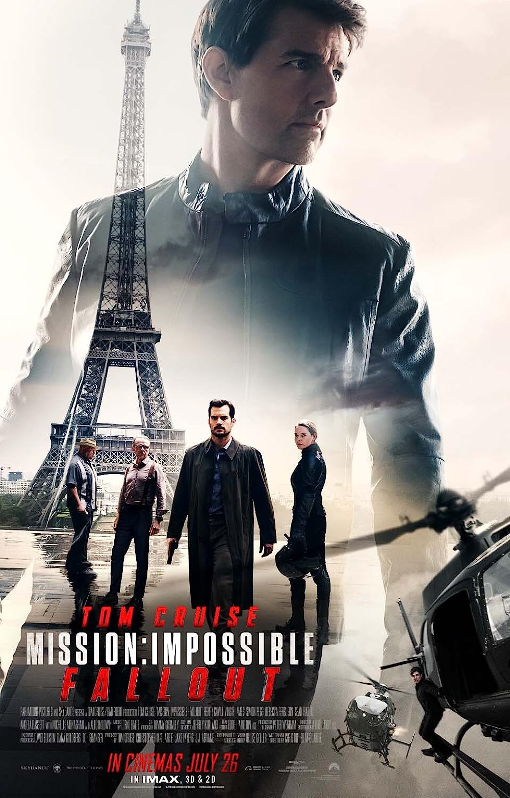 Mission Impossible Fallout 2018 Hindi ORG Dual Audio 720p BluRay 1.3GB ESub