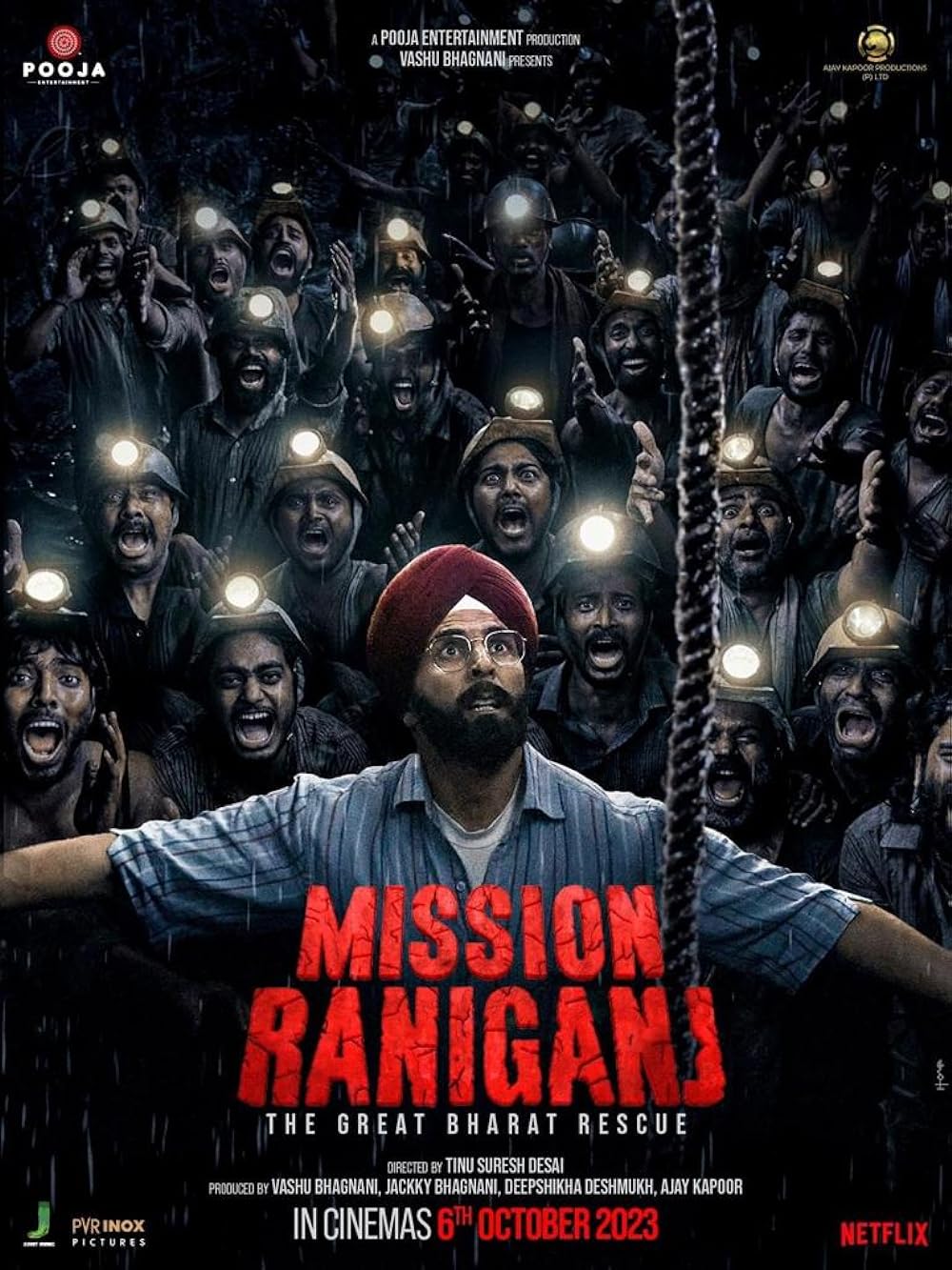 Mission Raniganj The Great Bharat Rescue 2023 Hindi 720p PreDVDRip 900MB Download