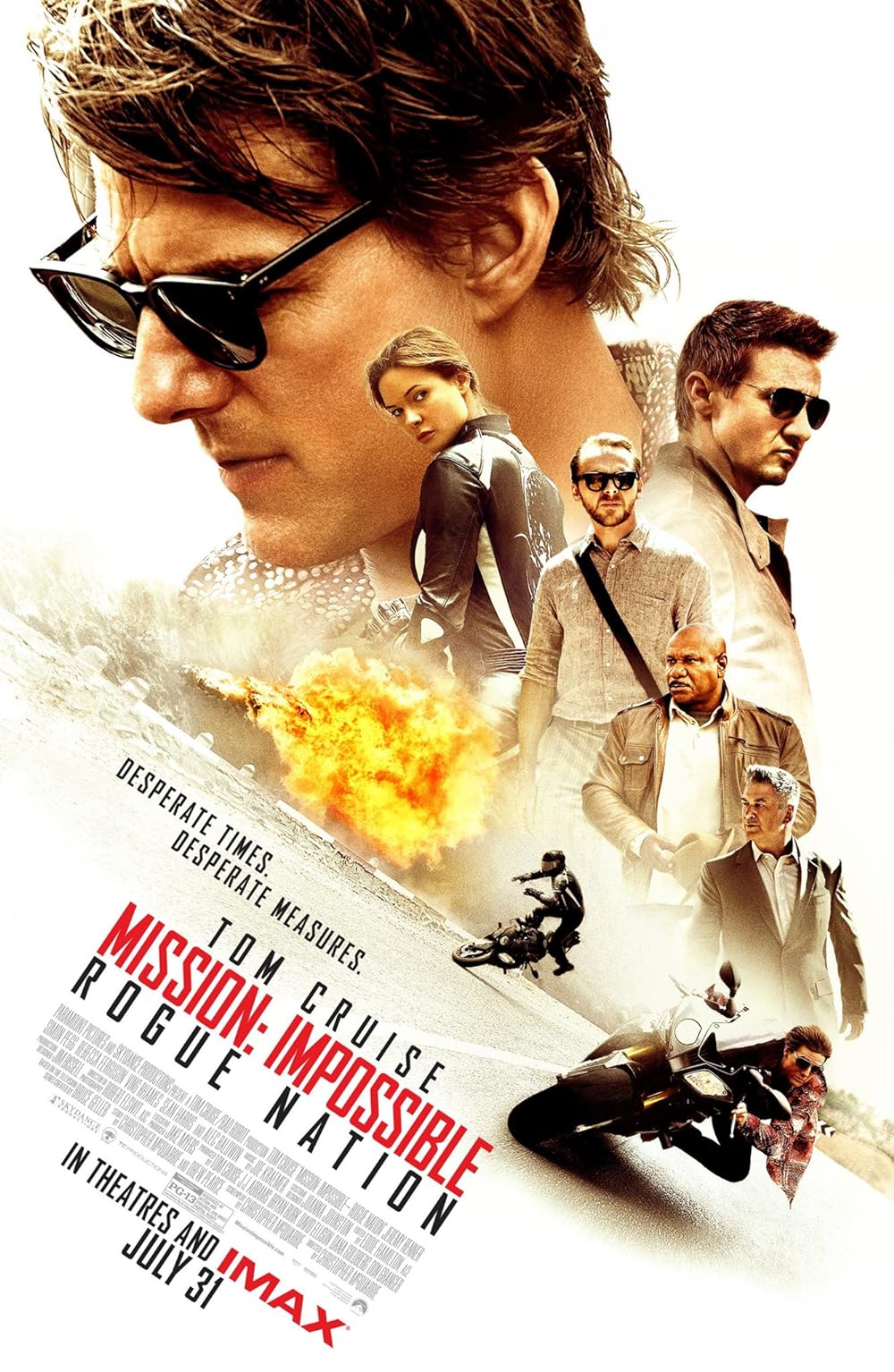 Mission Impossible Rogue Nation 2015 Hindi ORG Dual Audio 720p BluRay 1.1GB ESub