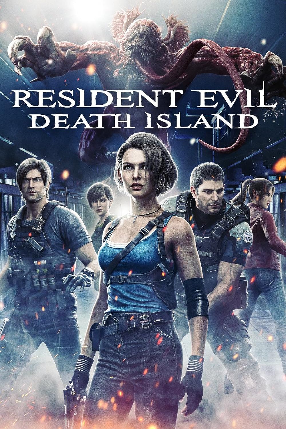 Resident Evil Death Island 2023 English 720p HDRip ESub 800MB Download