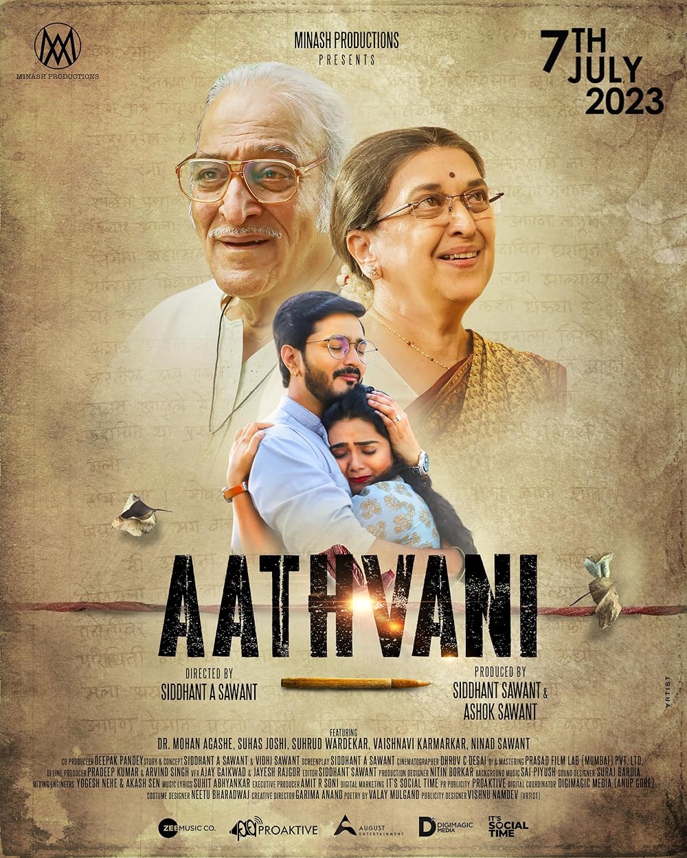 Aathvani 2023 WEB-DL Marathi Full Movie Download 1080p 720p 480p ESubs