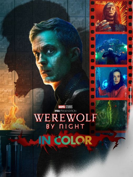 Werewolf by Night in Color 2023 Hindi (HQ-Dub) 720p HDRip 450MB Download