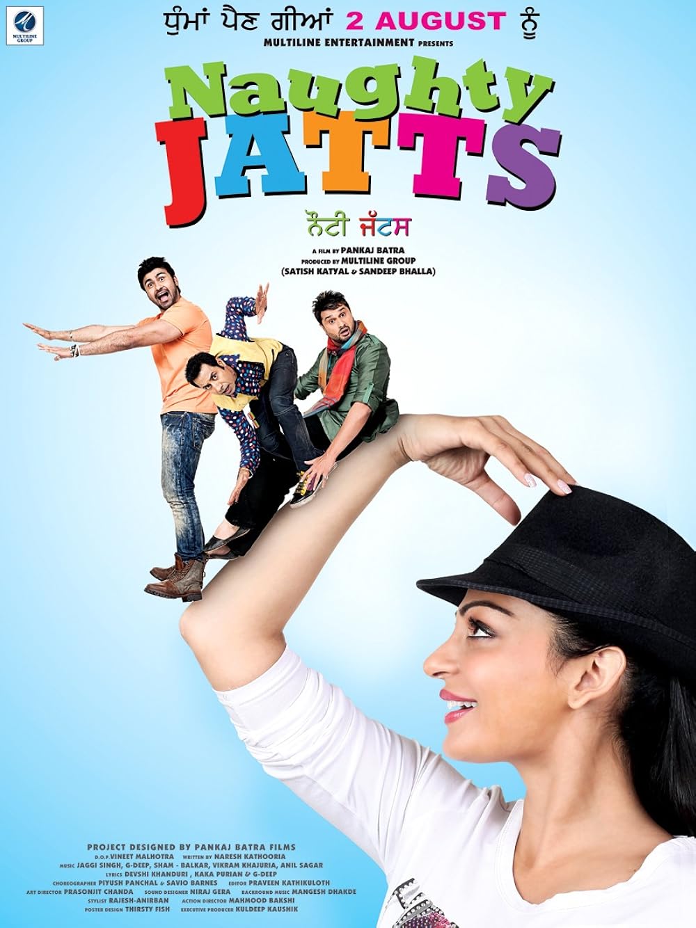 Naughty Jatts 2013 Punjabi Movie 720p GPLAY HDRip ESub 1.4GB Download