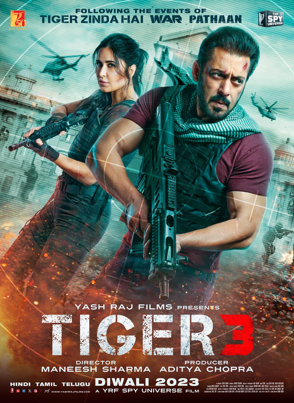 Tiger 3 (2023) Hindi Movie 1080p 720p 480p DVDScr Download
