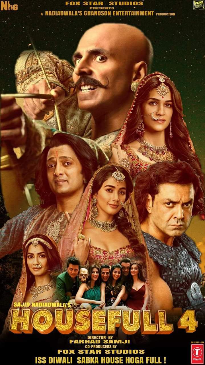 Housefull 4 2019 Hindi 1080p HDRip ESub 3.7GB Download