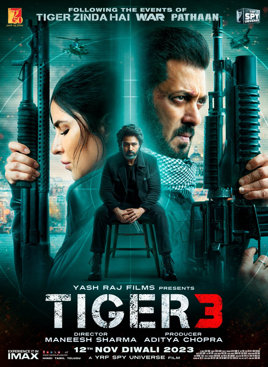 Tiger 3 2023 Hindi Movie 720p AMZN HDRip ESub 1.2GB Download