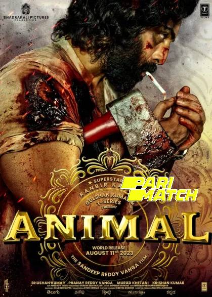 Animal 2023 Hindi Movie 500MB PreDVDRip 480p Download