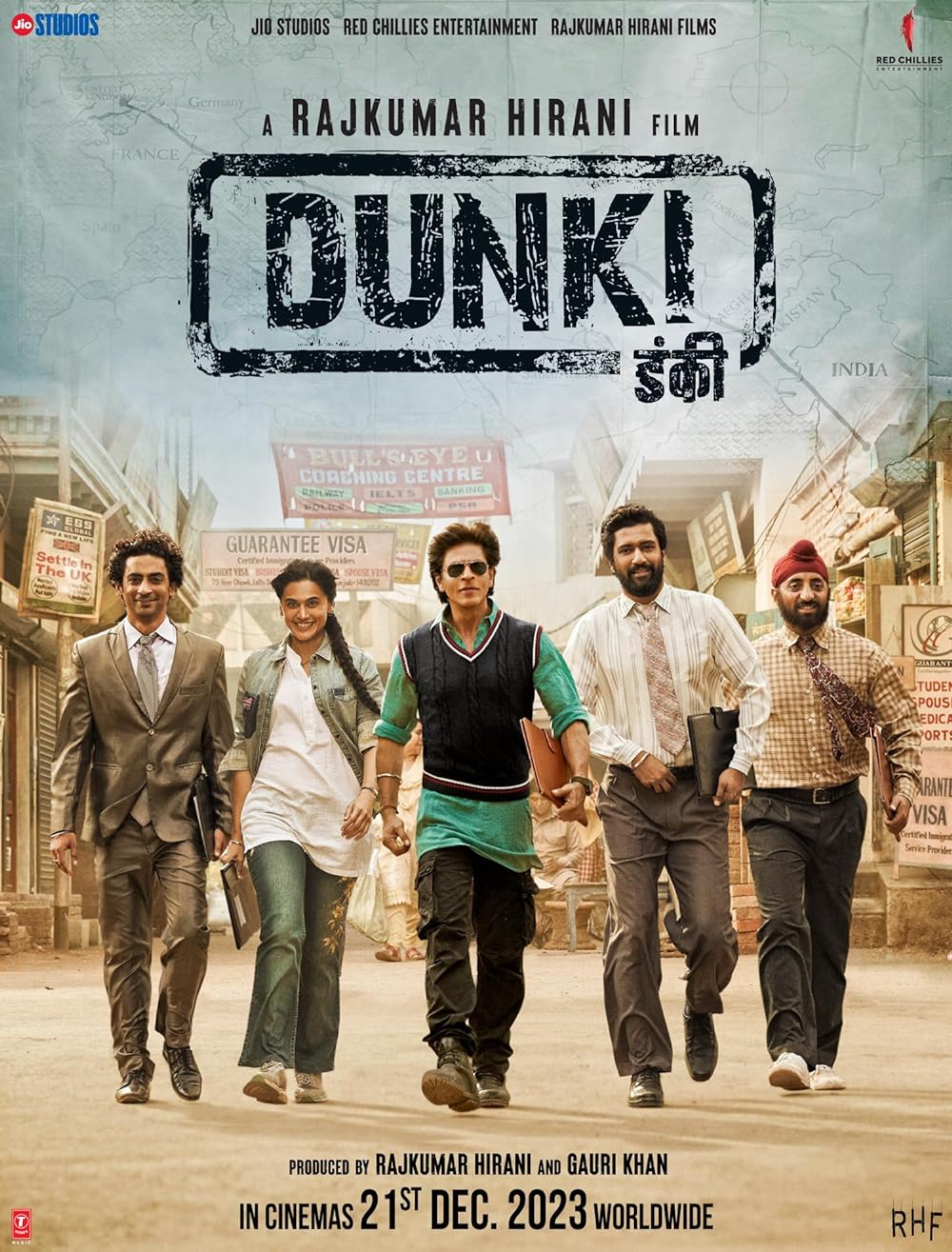 Dunki 2023 Hindi Movie 720p DVDScr 1.4GB Download