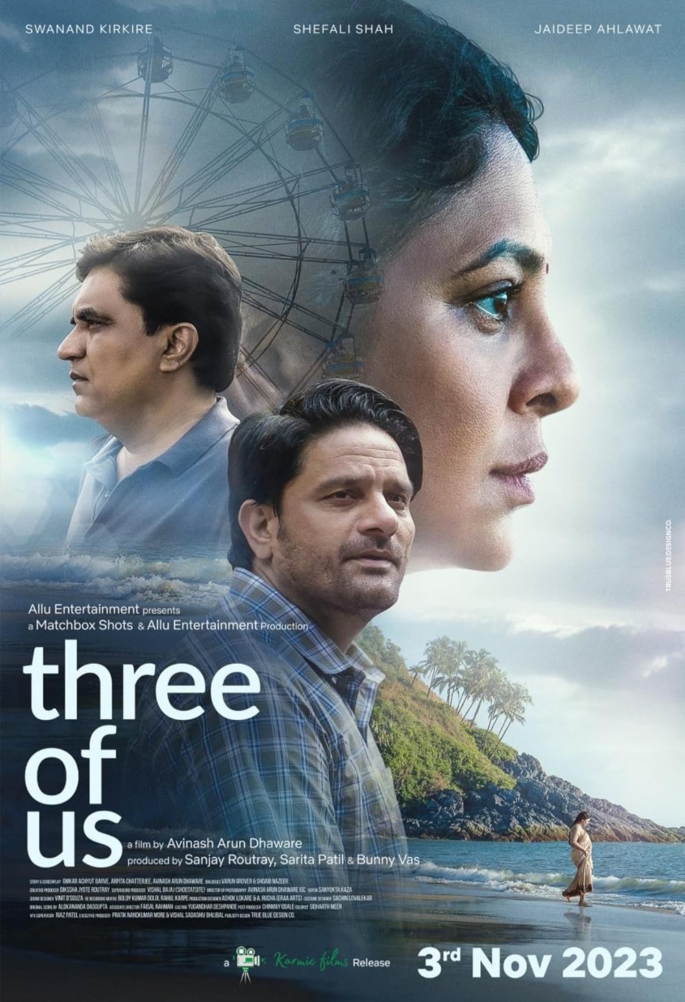 Three of Us 2023 Hindi 500MB NF HDRip 720p HEVC x265 ESub Download