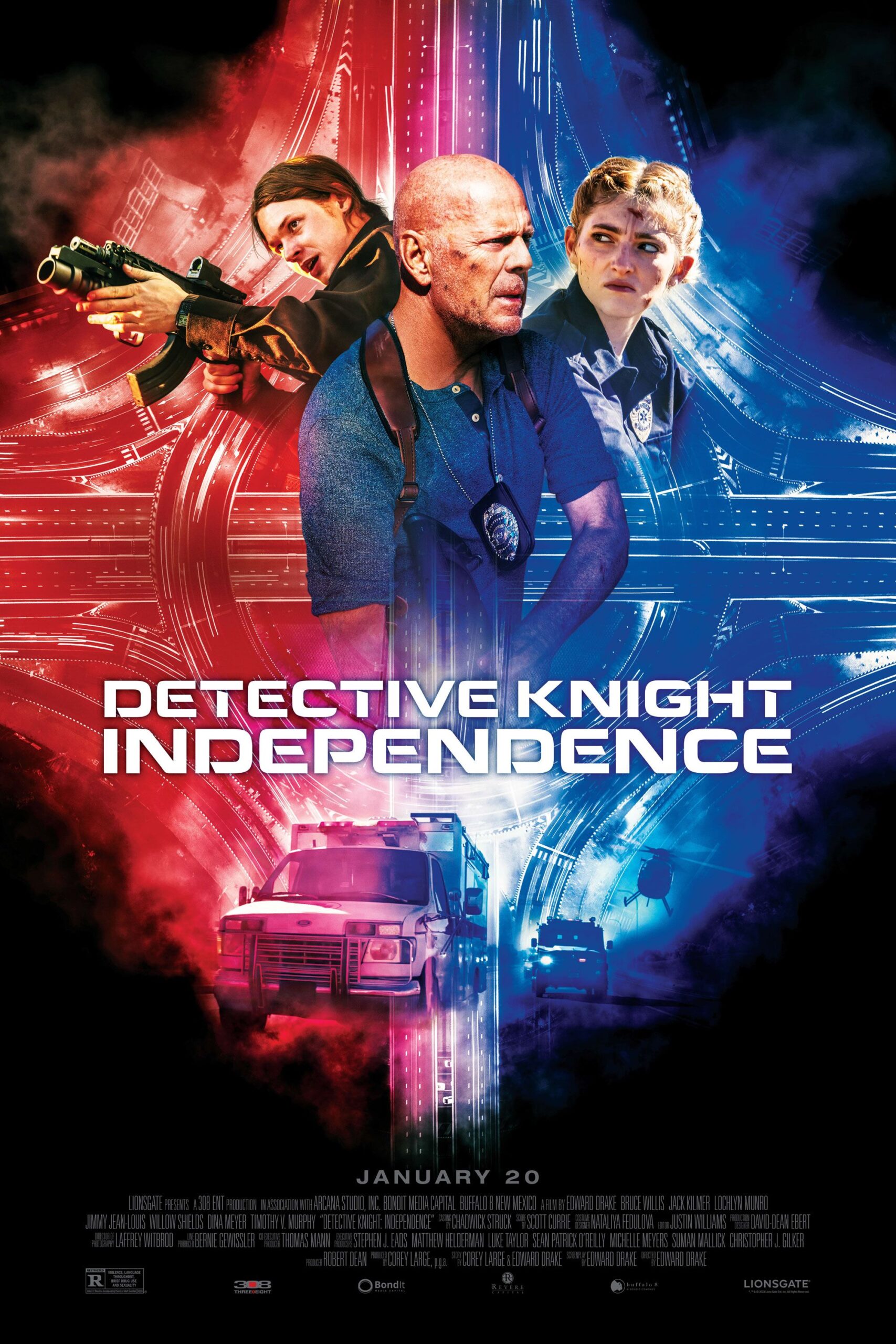 Detective Knight Independence 2023 Hindi ORG Dual Audio 720p BluRay 900MB ESub Download