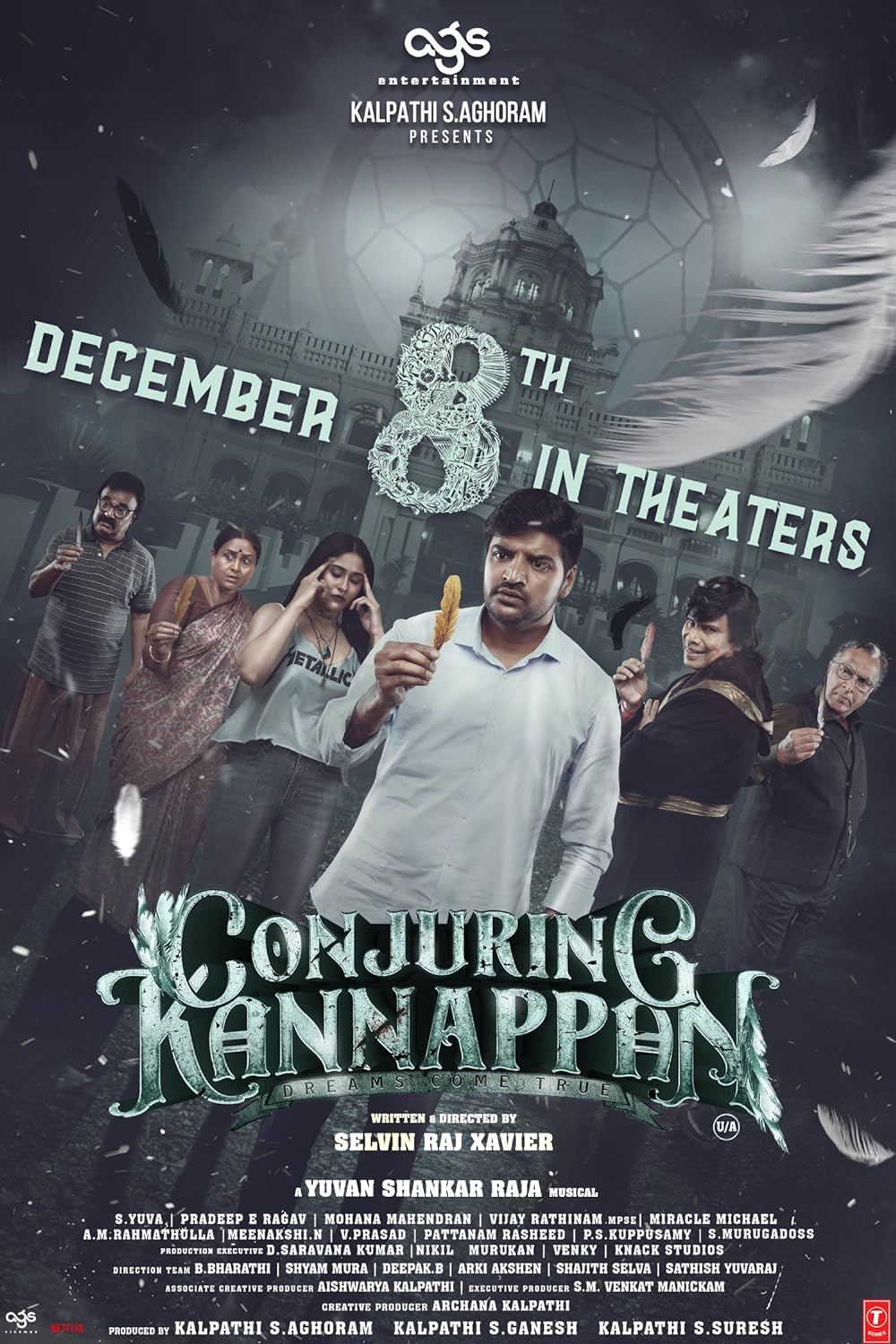 Conjuring Kannappan 2023 Tamil Movie 1080p 720p 480p HDRip ESub Download