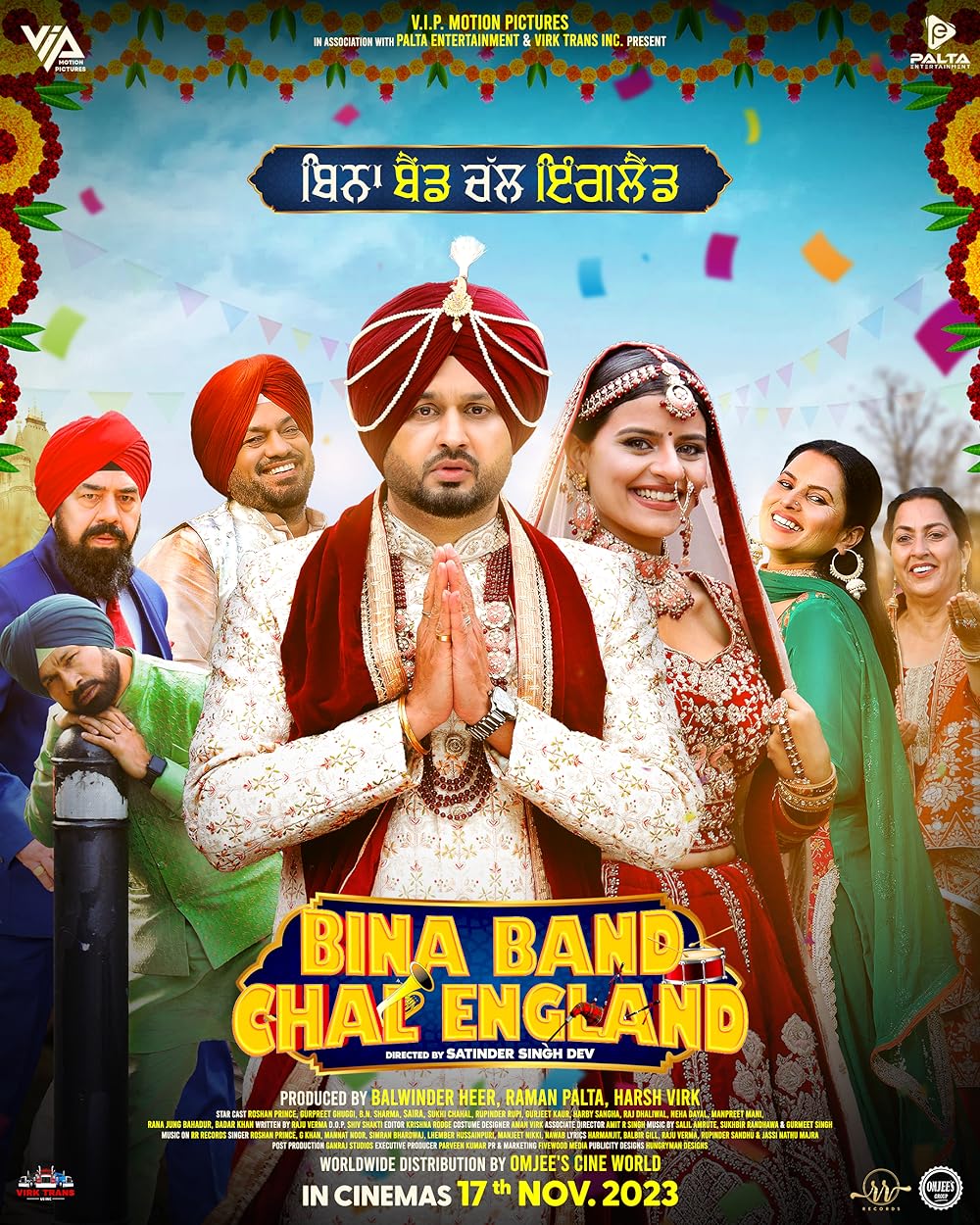 Bina Band Chal England 2023 Punjabi Movie 1080p 720p 480p WEB-DL ESubs Download