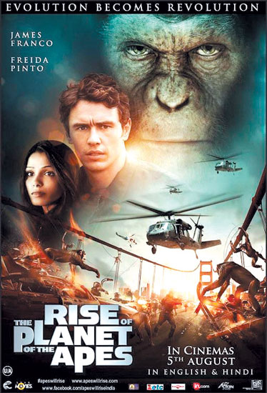 Rise of the Planet Of the Apes 2011 Hindi ORG Dual Audio 1080p 720p 480p BluRay ESub Download